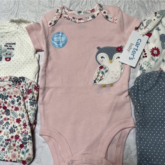 NWT Carter's 5 Piece Bodysuit Bundle 3m - Picture 3 of 6
